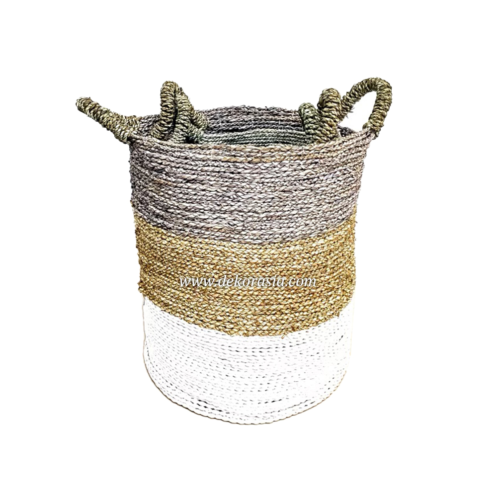 Woven Banana Basket, Natural Baskets Home Decor