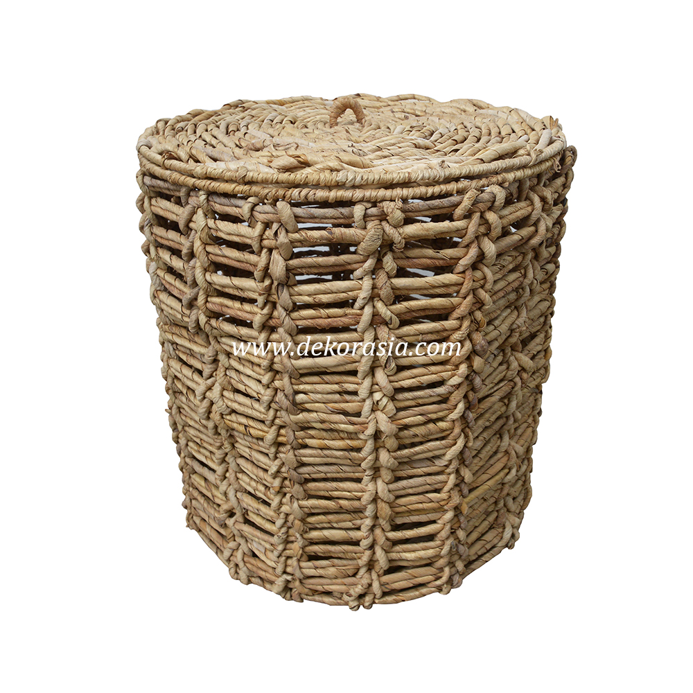 Basket Large Storage Basket Banana Woven, Natural Handicraft Woven Basket - Image 2
