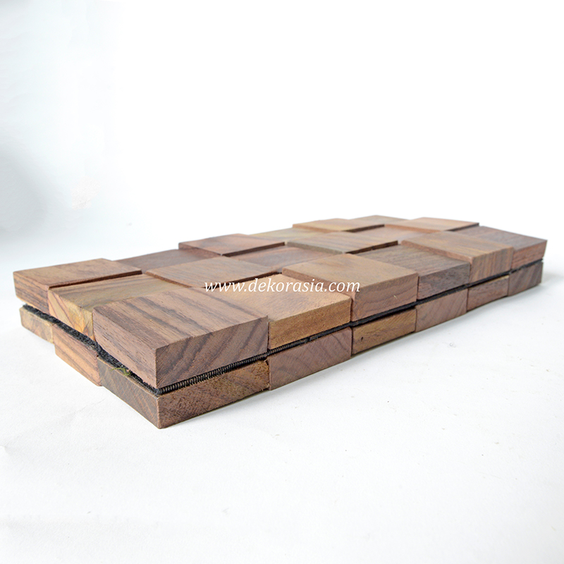 Wood Wall Cube Rosewood, Interior Wood Wall Cladding - Image 3
