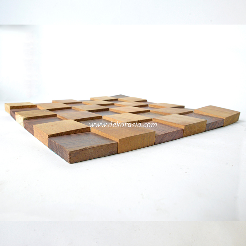 Wood Wall Premium Quality Wall Cladding Cube Mix for Room Interior Decoration - Image 3