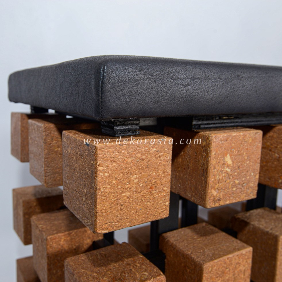 Cubic Recta Bench, Wooden Bench Unique Home Furniture, Patio Garden Chair Bench Custom Decor - Image 4