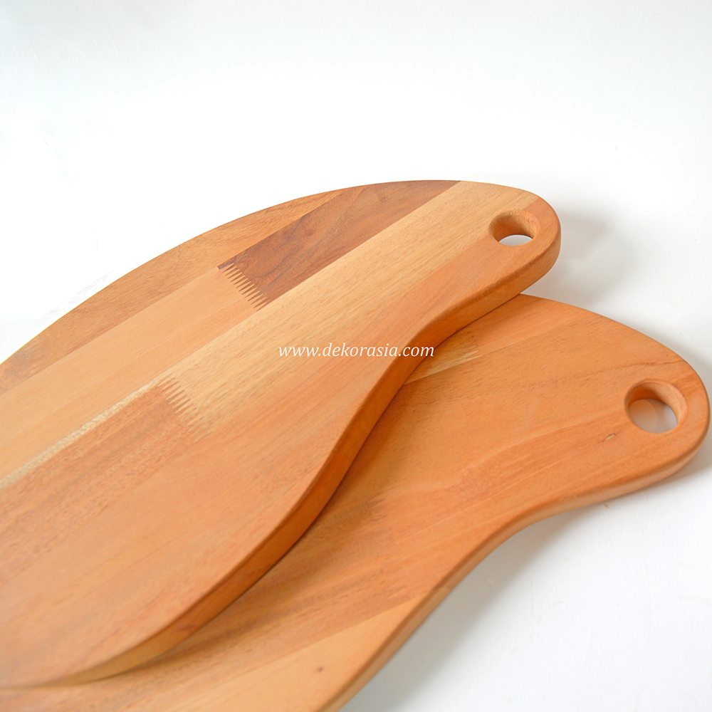Mango Shape Cutting Board, Large Natural Wood Cutting Board For Kitchen - Image 4