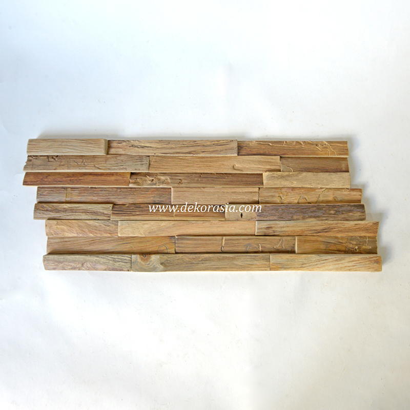 Wood Wall Flooring 323, Natural Wood Wall Cladding for Decoration - Image 1