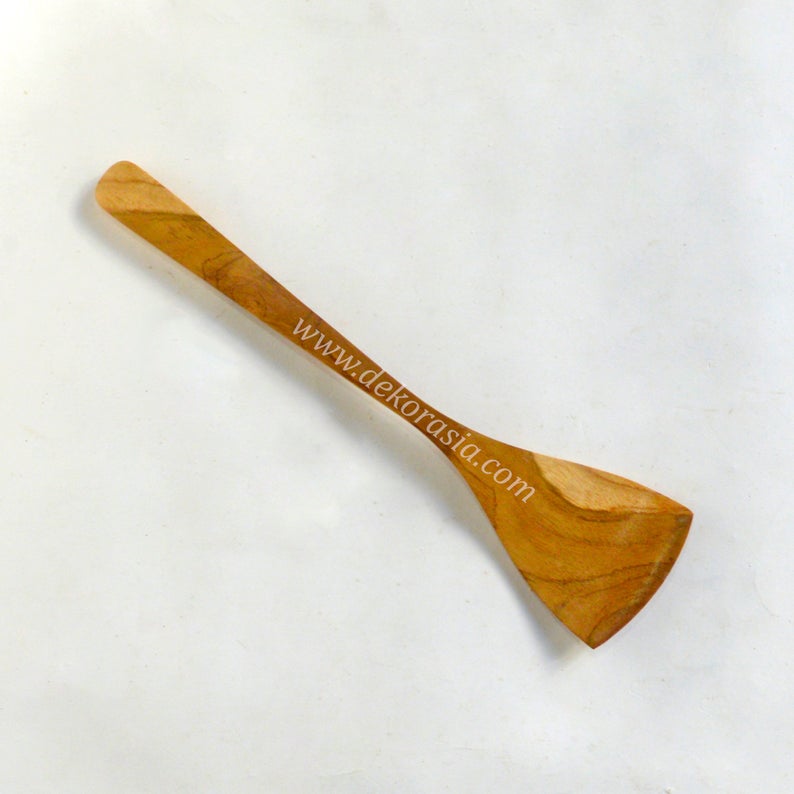 Teak Wood Stir Fry Utensil, Kitchen Utensils Set Cooking, Kitchenware - Image 3