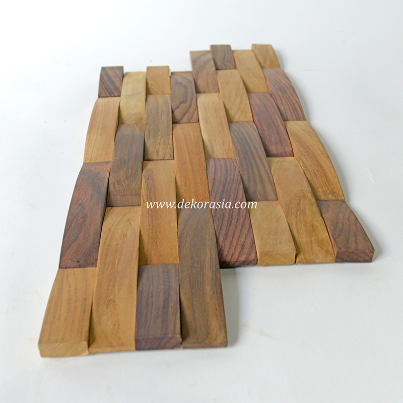 Wood Wall Wave Mix Premium, Natural Wall Cladding for Home Wall Decoration - Image 4
