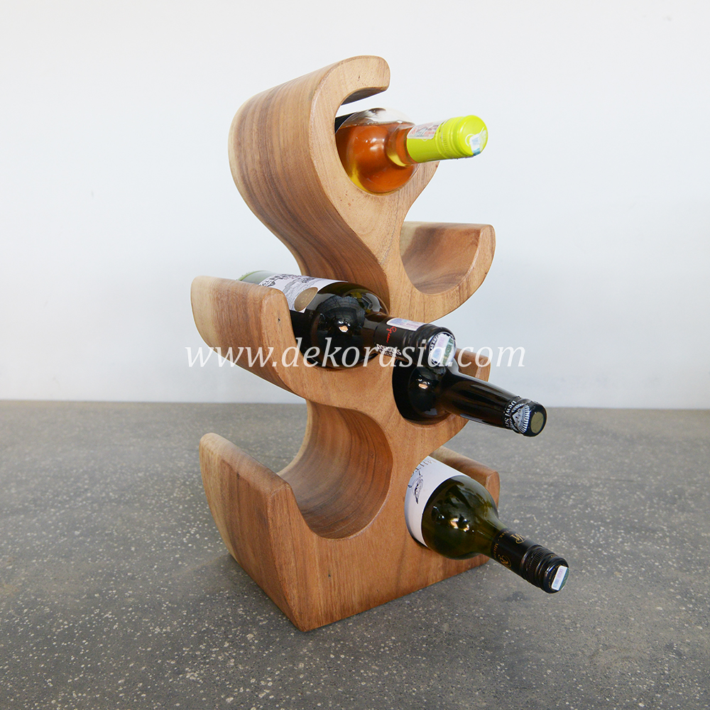 Wine Bottle Holder with 6 Hole - Wine Storage Display Racks - Image 1