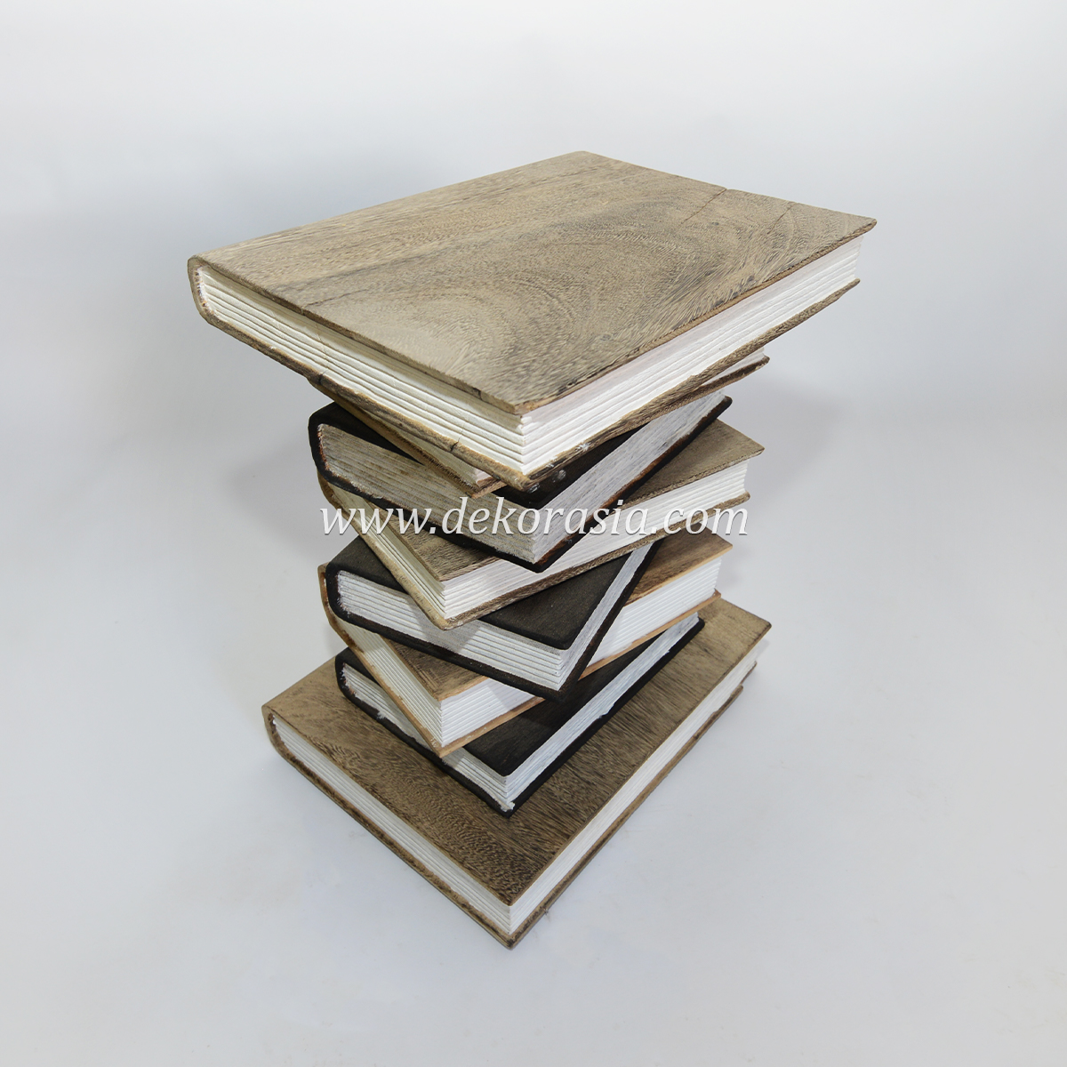 Unique Book-shaped Stool, Wood Stool Decorative, Wooden Stool for Home Decor, Living Room, Bar - Image 3