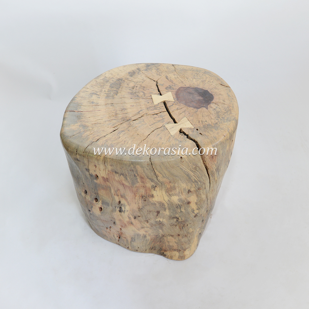 Natural Solid Wood Bar Stools, Wooden Stool Decorative, Vintage Wooden Stool Wood Furniture - Image 3
