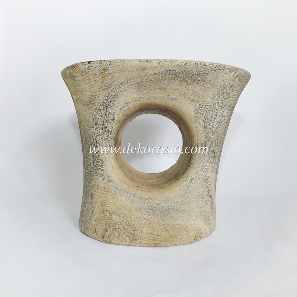 Vintage Wooden Stool Decorative, Suar Wood Stool Living Room, Solid Wood Furniture Wholesale - Image 2