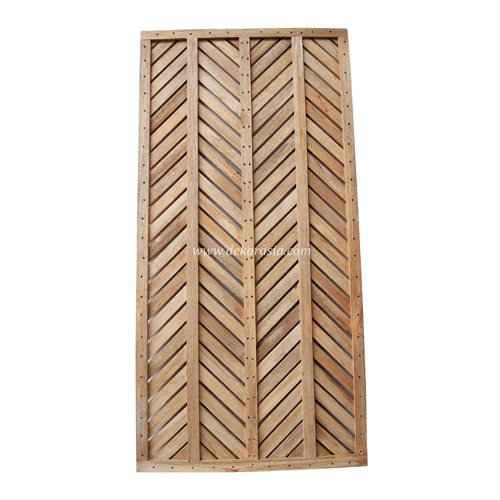 Wood Fence Wave Pattern Design - High Quality Wood Panels for Indoor Decoration - Image 2