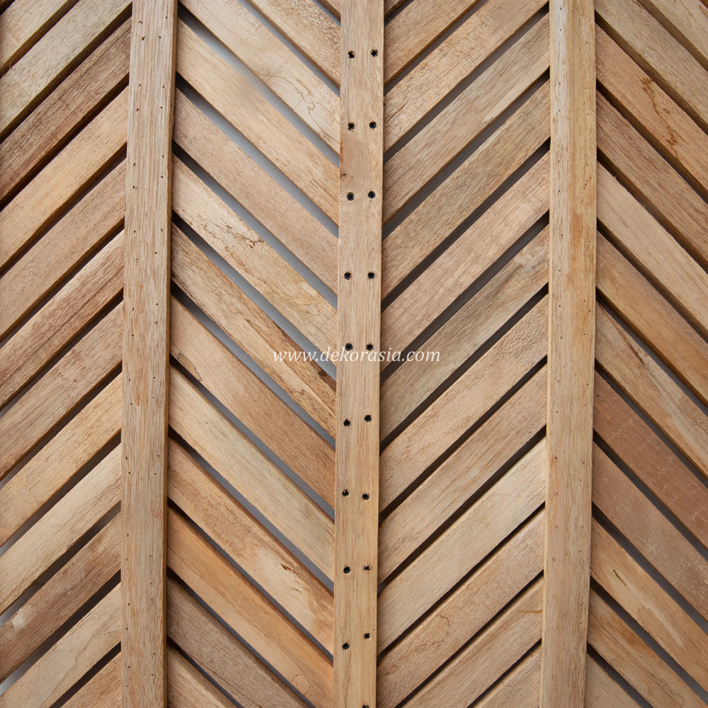 Wood Fence Wave Pattern Design - High Quality Wood Panels for Indoor Decoration - Image 3